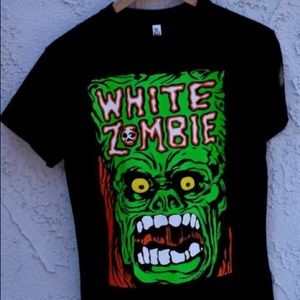 White Zombie Rob Zombie Shirt